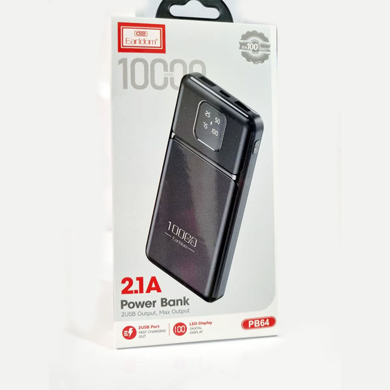 Best Load Shedding Backup: Earldom PB64 10000mAh Power Bank