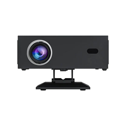 Black projector on a white background