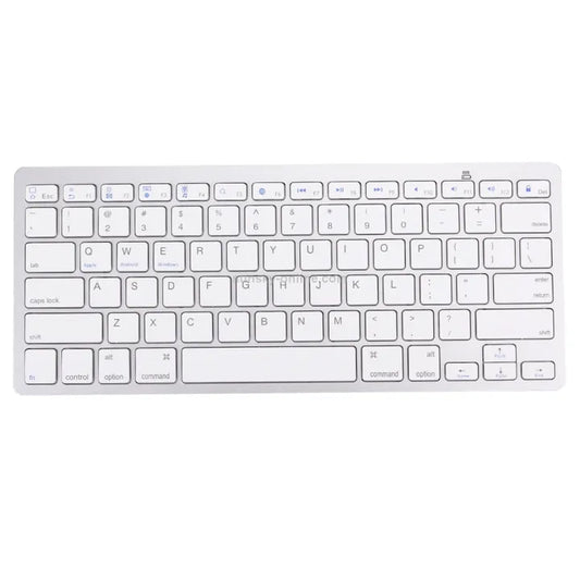 White keyboard on a white background