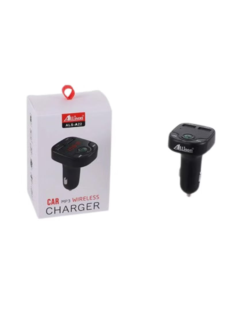 Car charger with packaging on a white background