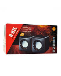 Dazz computer speakers packaging on a white background